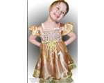 24. Детское платье из атласа + вуаль в цвет основной ткани с рисунком